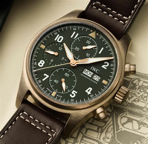 iwc pilot spitfire bronze.